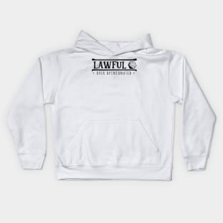 Lawful Over Opinionated Kids Hoodie